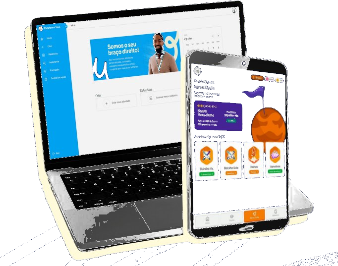 Plataforma Soul - notebook e celular
